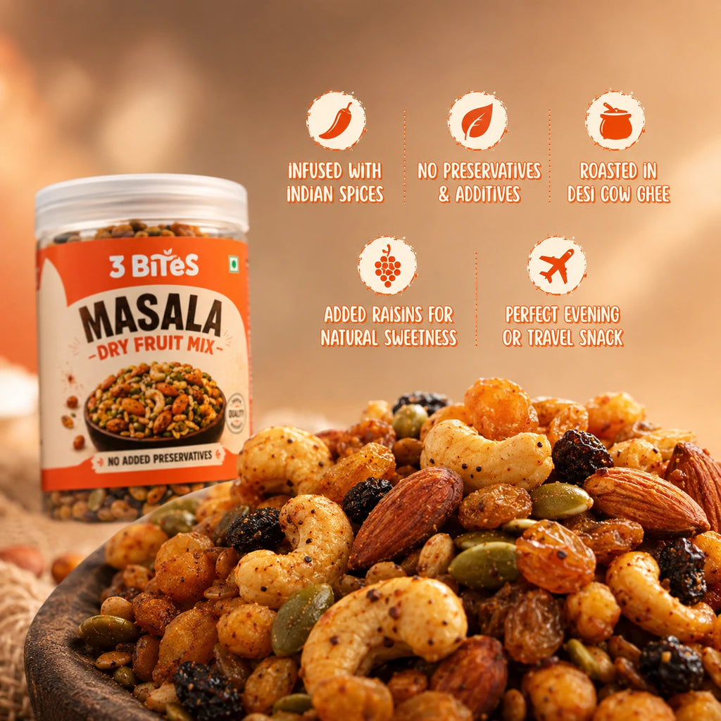 3 Bites - Masala Dryfruit Mix